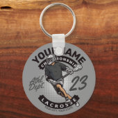 Aanval van het Team van de Sport van de Speler van Sleutelhanger (Voorkant)