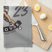 Aanval van het Team van de Sport van de Speler van Theedoek (Quarter Fold)