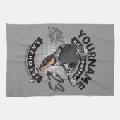 Aanval van het Team van de Sport van de Speler van Theedoek (Horizontaal)