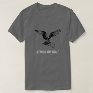 Aanvallen op de bal! Tennis Hawk T-shirt