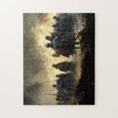 Aanvallen op de plaats legpuzzel (Verticaal)