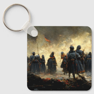 Aanvallen op de plaats sleutelhanger