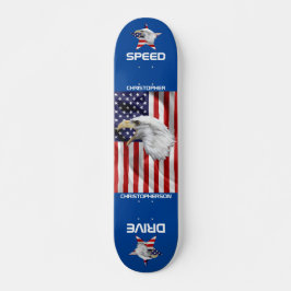Aanvallen op Eagle, de Amerikaanse vlag, patriotti Persoonlijk Skateboard