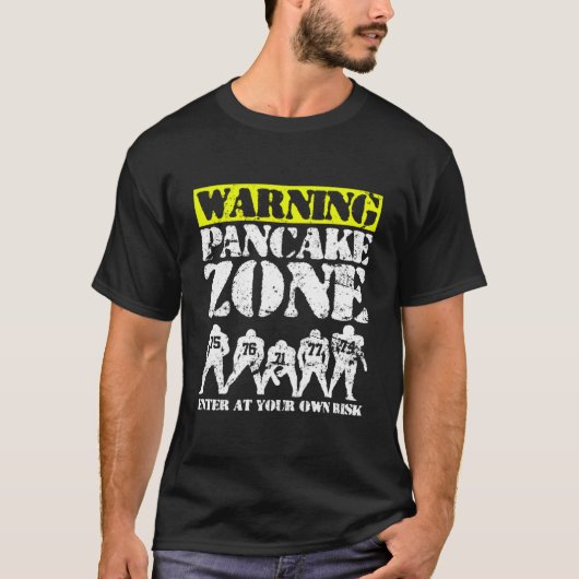 Aanvallende lijn voetbal lijn t-shirt (Voorkant)