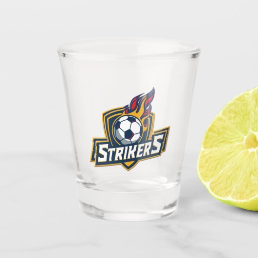 Aanvallers  shot glas (Voorkant)
