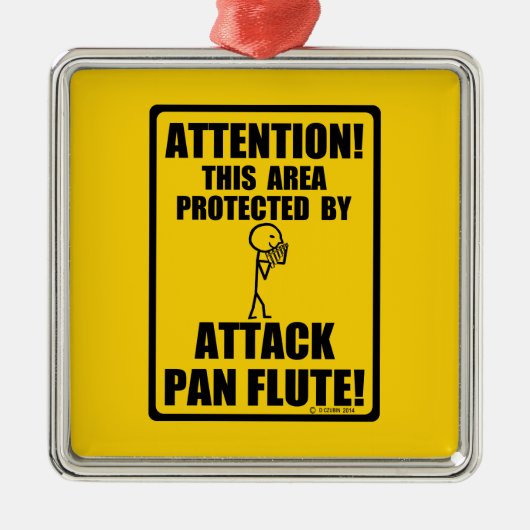 Aanvalpanflet Metalen Ornament (Voorkant)