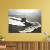 Aanvalsonderzeeër van de klasse Virginia Canvas Afdruk (Insitu (Woonkamer))