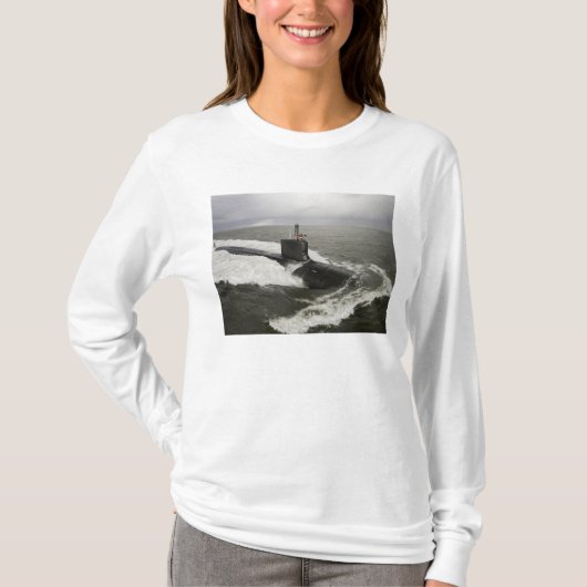 Aanvalsonderzeeër van de klasse Virginia T-shirt (Voorkant)