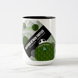 Aanvalspoelen Tweekleurige Koffiemok