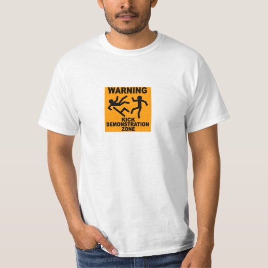 Aanvang - Kick Demonstration Zone T-shirt (Voorkant)