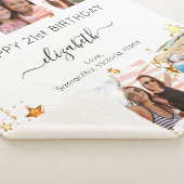 Aanvankelijke foto collage witte goudvrienden sherpa deken (3/4)