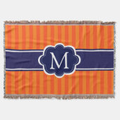 Aanvankelijke Monogram van de Douane van oranje Deken (Voorkant)