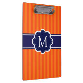 Aanvankelijke Monogram van de Douane van oranje Klembord (Rechts)