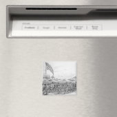 Aanvoer van de troepen in Vera Cruz, Mexico Magneet (Insitu (Vaatwasser))