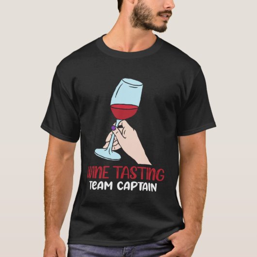 Aanvoerder wijnproeverij t-shirt (Voorkant)