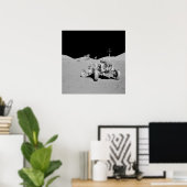 Aanvoerplaats van Apollo 17 Taurus-Littrow Poster (Thuiskantoor)