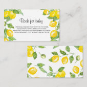 Aanvraag baby shower Boek Informatiekaartje (Voorkant / Achterkant)