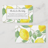 Aanvraag Baby shower boek levendig Informatiekaartje (Voorkant / Achterkant)