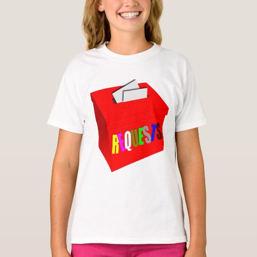 Aanvraag Box Meisjes T-shirt (Voorkant)