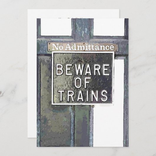 AANVRAAG VAN TREINSTATION (Voorkant / Achterkant)