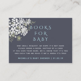 Aanvraag van Trendy Baby's Baby shower Boek Breath Informatiekaartje