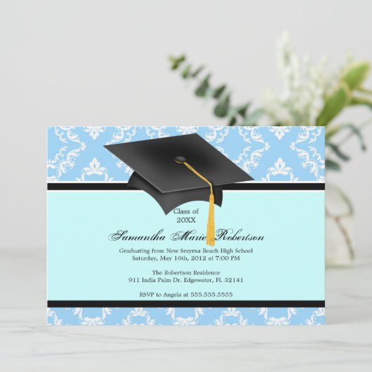 Aanvraag voor aangepaste Afstuderen Kaart (Staand voorkant)