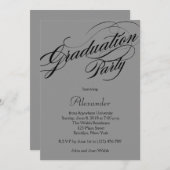 Aanvraag voor aangepaste graduatiepartij kaart (Voorkant / Achterkant)