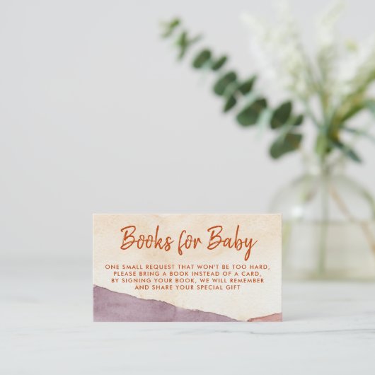 Aanvraag voor Abstracte woestijn van Boho en Sunsh Informatiekaartje (Staand voorkant)