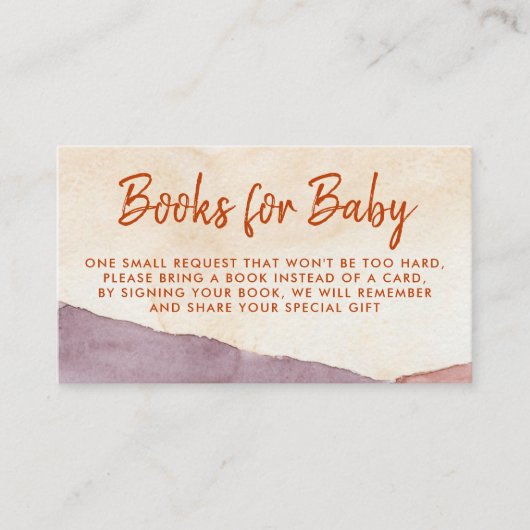 Aanvraag voor Abstracte woestijn van Boho en Sunsh Informatiekaartje (Voorkant)