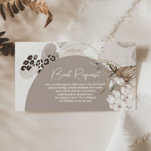 Aanvraag voor Baby shower handboek lade Informatiekaartje