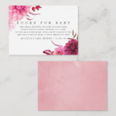 Aanvraag voor Baby shower in het Aufsichtsboek Bur Informatiekaartje (Voorkant / Achterkant)