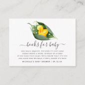 Aanvraag voor Baby shower in het voorjaar Informatiekaartje (Voorkant)