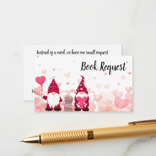 Aanvraag voor Baby shower op basis van gezoet gnom Informatiekaartje