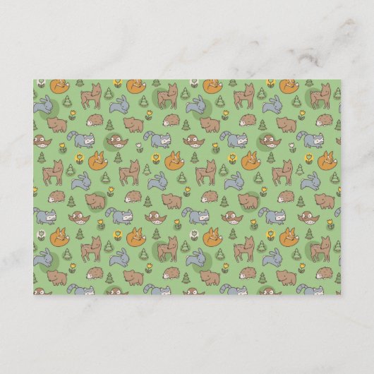 Aanvraag voor Baby shower van het boek Groene boss Informatiekaartje (Achterkant)