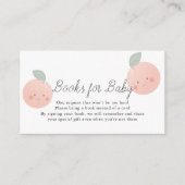 Aanvraag voor Baby shower van het boek Peraches & Informatiekaartje (Voorkant)