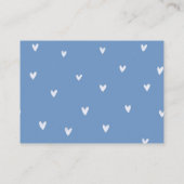 Aanvraag voor Baby shower van Teddy Bear Boy Informatiekaartje (Achterkant)