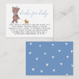 Aanvraag voor Baby shower van Teddy Bear Boy Informatiekaartje
