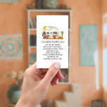 aanvraag voor een Baby shower van het motorhome-w Informatiekaartje<br><div class="desc">Het  RV-avontuur desert cactus-themaboekvraag over een wit en "boeken voor baby" tekstgedicht.</div>