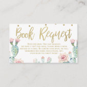 Aanvraag voor Fiesta Gold Calligraphy Book Invoege Informatiekaartje (Voorkant)