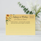 Aanvraag voor Huwelijkshints - Advieskaart (Staand voorkant)