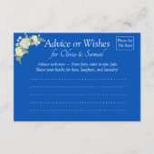 Aanvraag voor Huwelijkshints - Advieskaart (Voorkant)