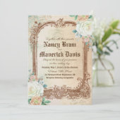 Aanvraag voor  klassieke bruiloft kaart (Staand voorkant)