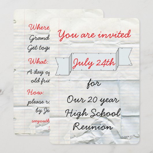 Aanvraag voor laptop en handschrift kaart (Voorkant / Achterkant)