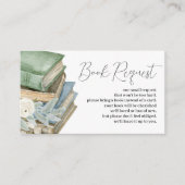 Aanvraag voor nieuw hoofdstuk in het eBay-winkel Informatiekaartje (Voorkant)