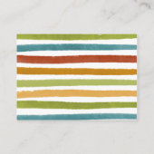 Aanvraag voor Rainbow Boho-boek primaire kleur Informatiekaartje (Achterkant)