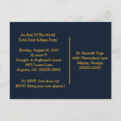 Aanvraag voor Zonneclippartij aangepaste tekst Uitnodiging Briefkaart (Achterkant)