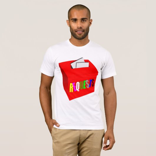 Aanvraagdoos Mannen T-shirt (Voorkant volledig)