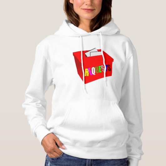 Aanvraagdoos Vrouwen Hoodie (Voorkant)
