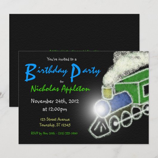 Aanvragen van de verjaardagsfeestdag voor motortre kaart (Voorkant / Achterkant)