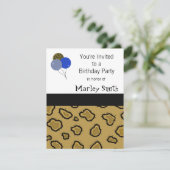 Aanvragen van de week van de Afdrukdag van Leopard Kaart (Staand voorkant)